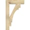 Ekena Millwork Merced Block Rough Sawn Bracket w/ Offset Brace, Douglas Fir, 6"W x 20"D x 32"H BKT0604X20X32MRC05RDF - alternate 2